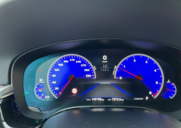 BMW Seria 5 cena 134900 przebieg: 149900, rok produkcji 2019 z Wrocław małe 79